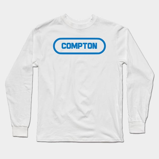 Compton Of City Long Sleeve T-Shirt by AvoriseStudio